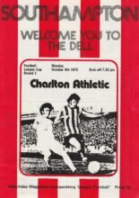 Southampton v Charlton Athletic  08-Oct-1973