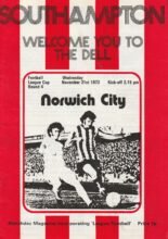 Southampton v Norwich City 21-Nov-1973