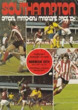 Southampton v Norwich City 27-Aug-1974