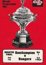 Southampton v Glasgow Rangers 01-Oct-1974