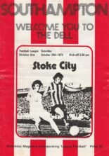Southampton v Stoke City 20-Oct-1973